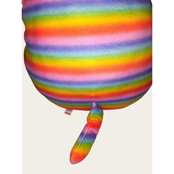 Rainbow Unicorn Cat Plush Stuffed Animal Pillow TY Large - Picture 7 of 10
